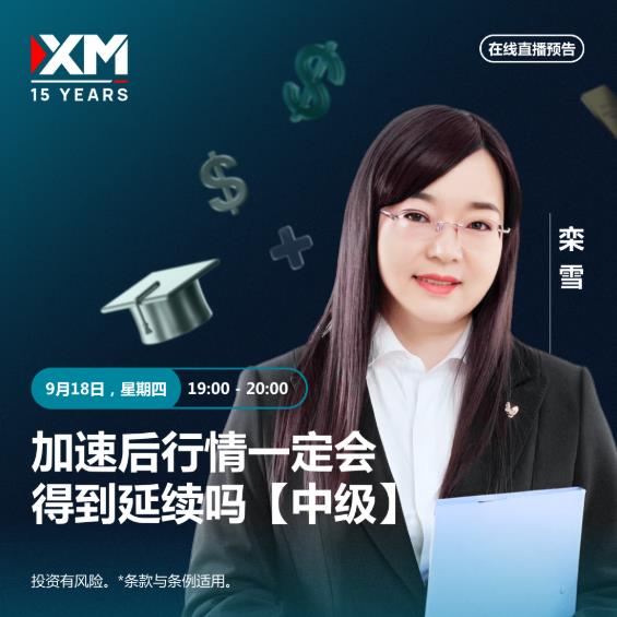 【XM外汇市场分析】：中文在线直播讲座  今日预告(图1)